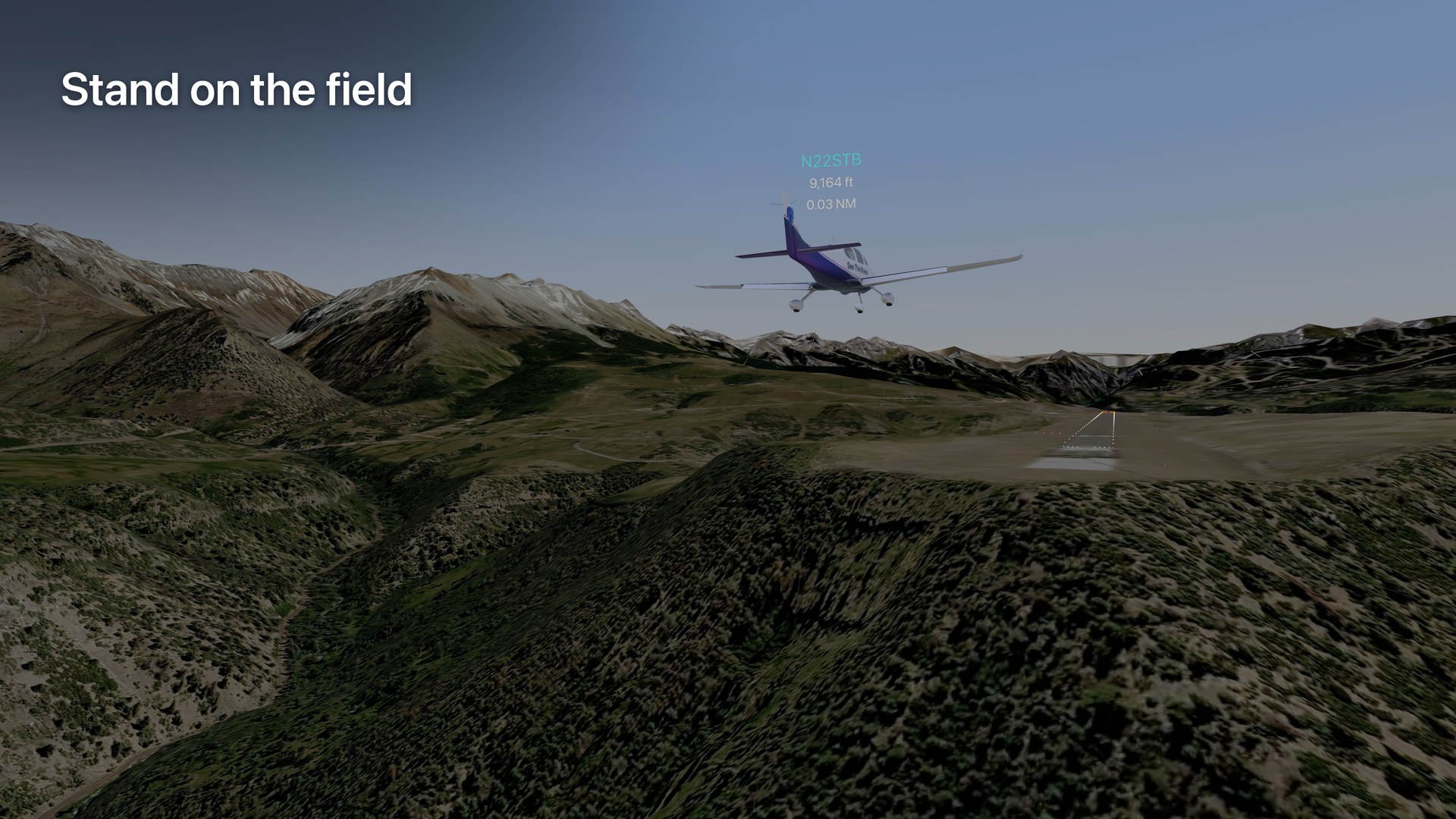 App Store screenshot: Stand on the field